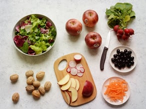 Ensalada de manzana Gala y nueces