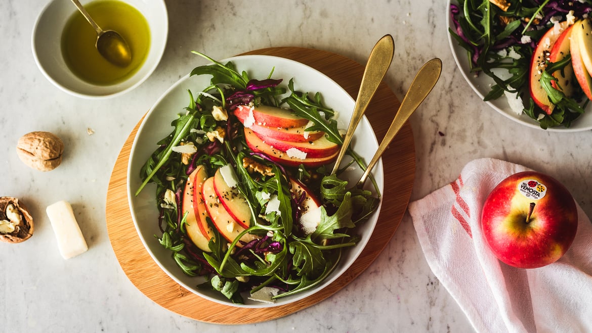 Insalata di mele Pinova e rucola