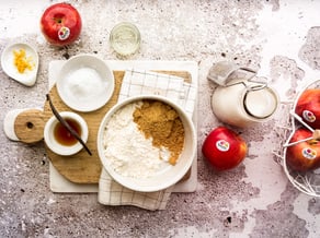 Soft cookies with Gala apples