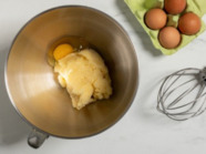 Crumb cake alle mele Golden Delicious