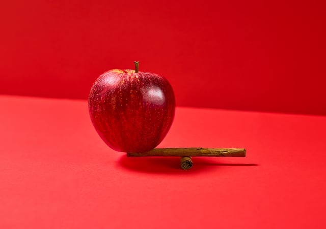 Apple and cinnamon cupcake