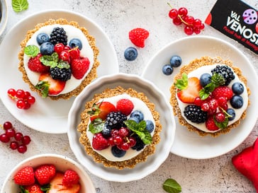 Tartelettes mit Skyr und Beeren aus dem Vinschgau