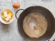 Hefeschnecken mit Mohn-Golden Delicious-Füllung