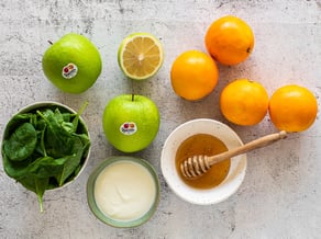 Grüner Smoothie mit Granny Smith Äpfeln